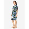 Woman Within Plus Size Button-Front Short Essential Dress - 4 of 4