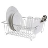 LunaLulinlk (2 pack) Small Wire Dish Rack - Chrome - 14.17" W x 12.64" L x 5.67" H - 4 of 4