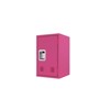Yukimo 24" Metal Storage Locker, Single Door Lockable Cabinet with Ventilation for Office, Employees, Kids Room - Rose Red - 3 of 4