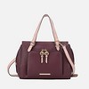 MKF Collection Elise Vegan Leather Color-block Women’s Satchel Bag by Mia K - 2 of 4