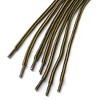 Elerevyo Round Rope Dual Colored Striped 0.2" Thick Boot Sneakers Shoelace 3 Pairs - 3 of 4