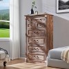 Farmhouse 7 Drawers Dresser for Bedroom,  57″ Tall Dressers w/Roman Column - 2 of 4