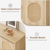 Farmhouse Console Table, Sofa Table with 2-Door, Entryway Table with Storage Shelf, Hallway Table, Coffee Bar for Living Room, Office - 3 of 4
