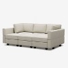 Belffin Modular Velvet Sleeper Sofa with Storage Seat (6 Seats + 7 Sides) - 2 of 4