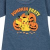 - Pokémon - Pumpkin Party Graphic Short Sleeve Fleece Dress - 2 of 4