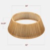 Best Choice Products Solid Wood Slatted Christmas Tree Collar – 36in or 42in Tree Skirt Holiday Accessory for Home - 2 of 4