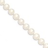 Black Bow Jewelry 10-11mm, White FW Cultured Pearl & 14k Yellow Gold Clasp Necklace - 2 of 4