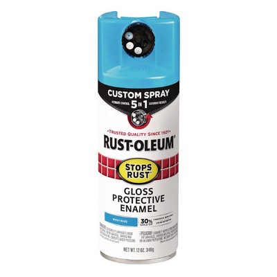 Rust-Oleum 12oz Stops Rust 5-in-1 Spray Paint Gloss Maui Blue