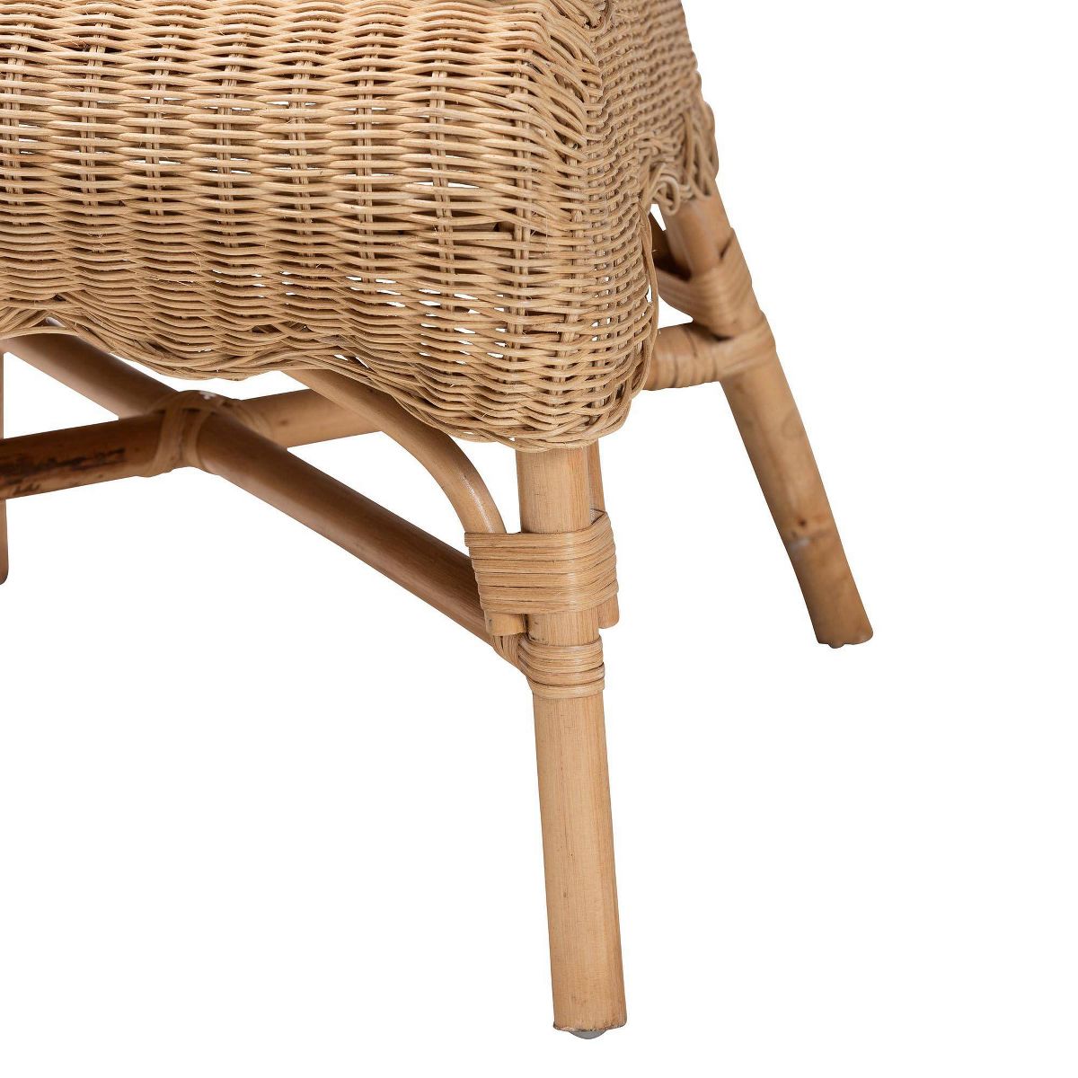 bali & pari Reinu Rattan Dining Chair Natural - thumbnail 6