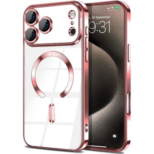 Entronix [Magnetic] Case Compatible with iPhone 17 Pro Max - [Clear Back] Luxury Glossy Cover - 1 of 4