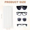 Unique Bargains Soft PU Leather Eyeglass Sunglass Case Portable Glasses Pouch 2 Pcs - 2 of 4