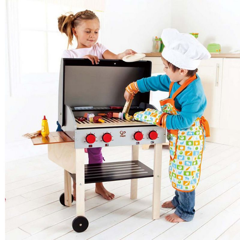HAPE Wooden Gourmet Grill and Shish Kabob Play Kitchen, 5 of 6