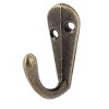 Unique Bargains Bedroom Clothes Coat Vintage Style Wall Mounted Hanger Hook Bronze Tone 6 Pcs - 3 of 4