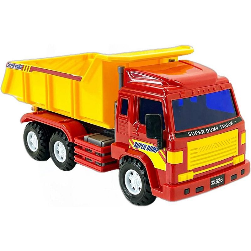 Big-Daddy Meduim Duty Friction Powered Construction Dump Truck with Dump Lever, 1 of 8