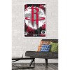 Trends International NBA Houston Rockets - Maximalist Logo 23 Framed Wall Poster Prints - 2 of 4