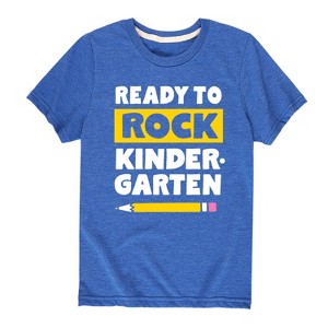 Boys' - Instant Message - Ready To Rock Kindergarten Short Sleeve Graphic T-Shirt - 1 of 4