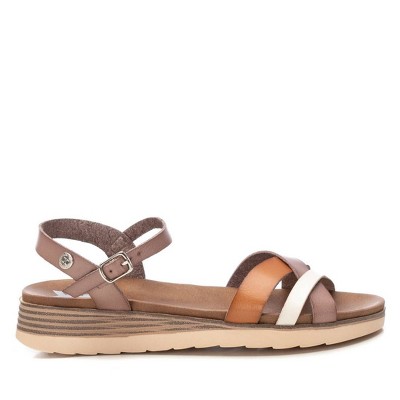 XTI Women's Low Wedge Strappy Sandals 142848
