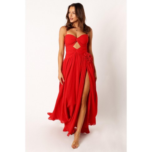 target red maxi dress