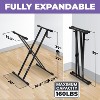 Liquid Stands Piano Keyboard Stand and Piano Bench  - X Style Adjustable Portable Sturdy Keyboard Piano Stand and Seat - Fits 54 61 88 Key Piano - 2 of 4
