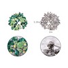 Anna-Kaci Xmas Crystal Rhinestone Floral Wreath Brooch Pin - 2 of 4