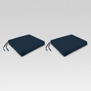 19" x 17" 2pk Outdoor Square Seat Pads - Jordan Manufacturing - 1 of 3