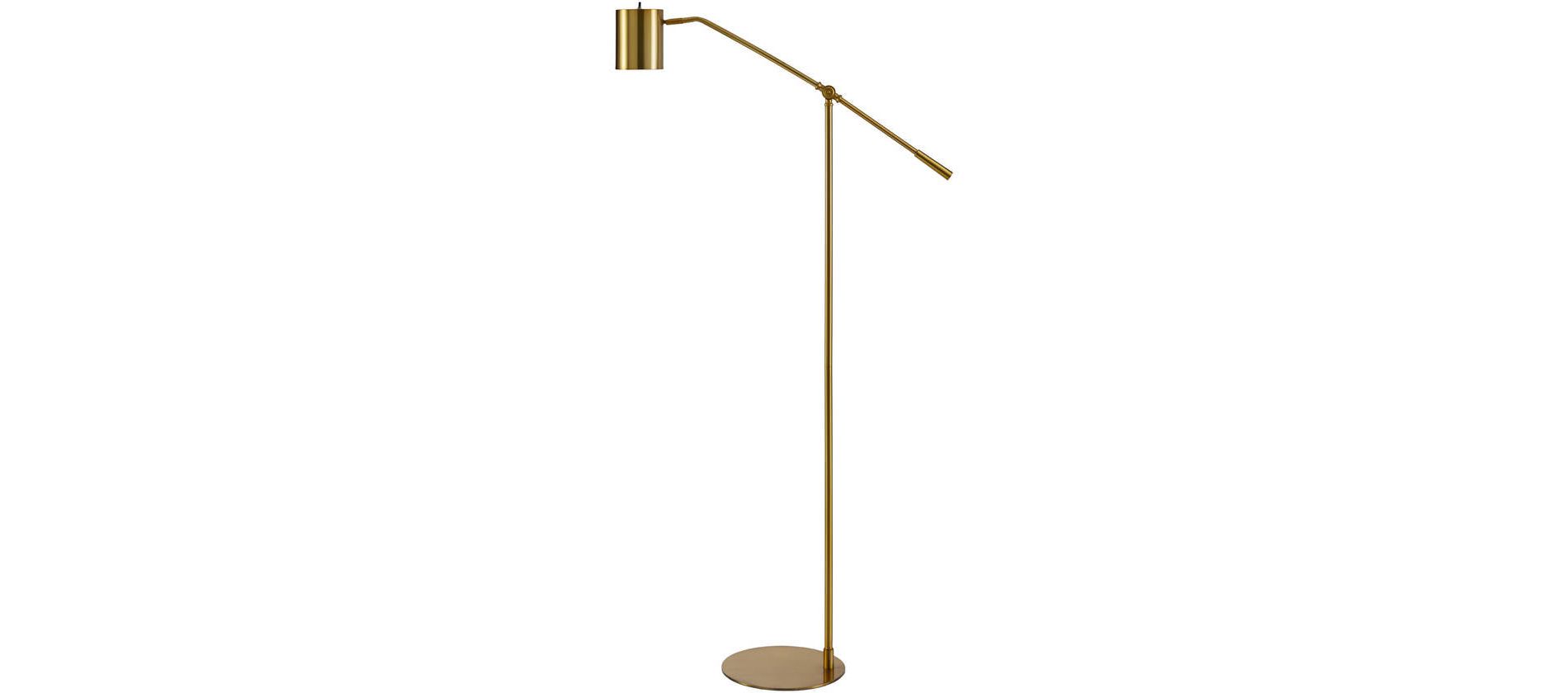 Livabliss Talena 62"H x 16"W x 11"D Rustic Gold Floor Lamps