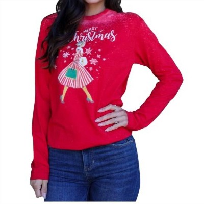 Women's Lil Miss Shopper Christmas Tee - Rose Canyon Ranch