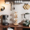 Mug Holder Tree, Black Coffee Cup Holder with 8 Hooks, Bamboo Mug Hanger Stand for Counter,It is very suitable for placing mugs, and even jewelry - 2 of 4