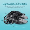 Gaggle by Foundations Roadster Duo Lightweight Side by Side Double Stroller, Portable Compact Stroller, Black - 3 of 4
