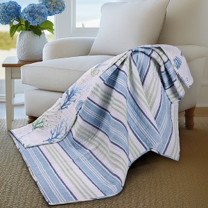 Harbor Bay Quilted Throw - Levtex Home - 1 of 3