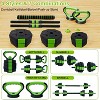 30LB Square Dumbbell, Non-Roll Design & Grip Textured Handle for Home Gym, Strength Training. PU Coated Hex Weight. - 4 of 4