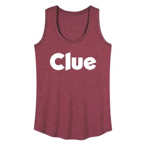 Women's - Clue - Clue Logo Graphic Racerback Tank - 1 of 4