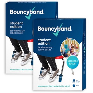 Bouncyband® Chair Band for Elementary School Chairs, Blue, 2 Sets - 1 of 4