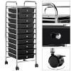 Yaheetech Drawers Rolling Storage Cart Metal Frame Plastic Drawers for Office/Home/Study - image 4 of 4