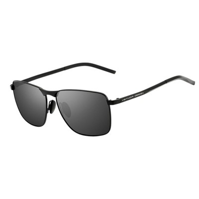 Anna-Kaci Men's Sleek Square Polarized UV400 Sunglasses for Driving and Daily Wear