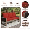YARDSIGHT Durable Wooden Patio Sofa with Soft, Removable Cushions for Outdoor Living - 4 of 4
