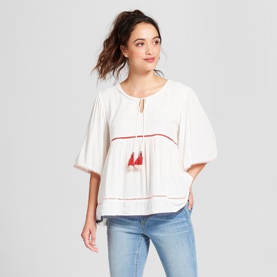 Knox Rose peasant top