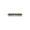 Meridian Furniture,Pavilion Black Boucle Fabric Bench - 2 of 4