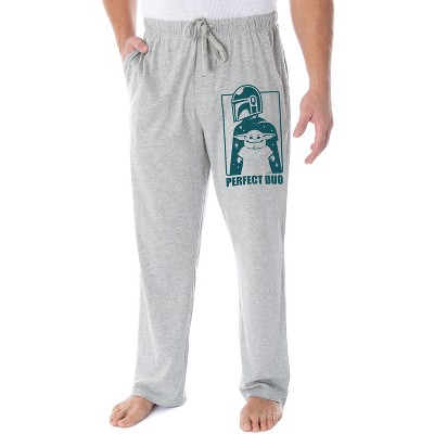 Star Wars Men's The Mandalorian Mando and The Child Perfect Duo Pajama Pants