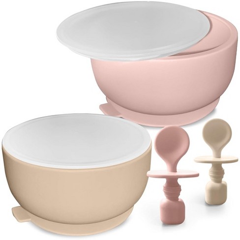 Baby & Toddler Suction Bowls + Lids