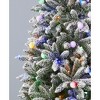 Christmas Snow Kissed Pine Flocked Slim Tree 6ft - 3 of 4