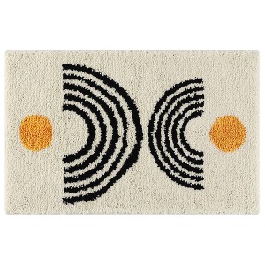 Unique Bargains Indoor Outdoor Non-Slip Absorbent Resist Dirt Entrance Soft Fluffy Carpet Doormats - 1 of 4