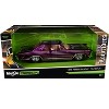 1965 Buick Riviera Lowrider Purple Metallic with Graphics "Lowriders" Series 1/26 Diecast Model Car by Maisto - 3 of 3