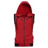 Lars Amadeus Men's Sleeveless Regular Fit Zipper Drawstring Hooded Vest Jacket - 3 of 4