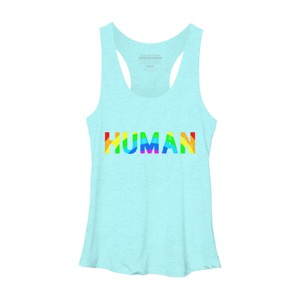 Design By Human Pride Rainbow By BetterThanLife Racerback Tank Top - 1 of 2