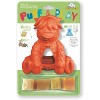 Yeti Dog Chew Puff / Play Hangry Yeti Play Dog Toy - Yak Orange - 3 of 3