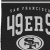 NFL San Francisco 49ers Midnight Logo Cozy Knit Blanket - 3 of 3