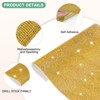 Unique Bargains Crystal Rhinestone Sheet Self Adhesive DIY Crafts Crystal Sticker 1 Pc - 2 of 4