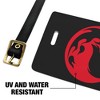 Magic The Gathering Red Mana Symbol Luggage ID Tags Set of 2 - 4 of 4