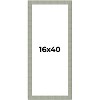 PosterPalooza | Panoramic Sculpted Blue Picture Frame - UV Acrylic, Foam Board Backing, Hanging Hardware - 2 of 4